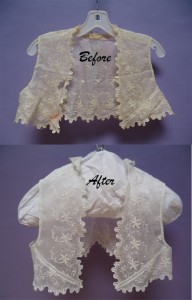 Vintage garment lace vest