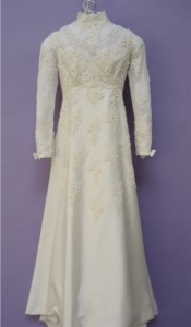 Restored Vintage Wedding Gown