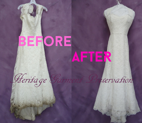Before and After: The Process - Heritage Garment Preservation